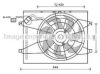 AVA QUALITY COOLING HY7539 Fan, radiator